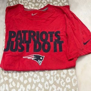 Me s Nike Patriots Just Do It T-shirt excellent worn condition Sz L